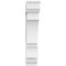Ekena Millwork Standard Balboa Architectural Grade PVC Bracket With Traditional Ends, 5"W x 20"D x 26"H BKTP05X20X26BOA01 - alternate 2